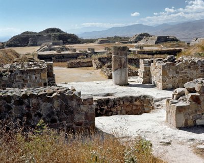 O templo do norte (500 a.C.-850 d.C.) de Zapotec Zapotec