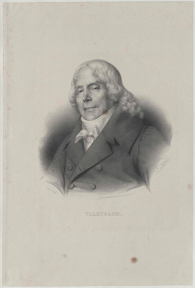 Carlos Maurício duque de Talleyrand-Perigord de Zephirin Felix Jean Marius Belliard