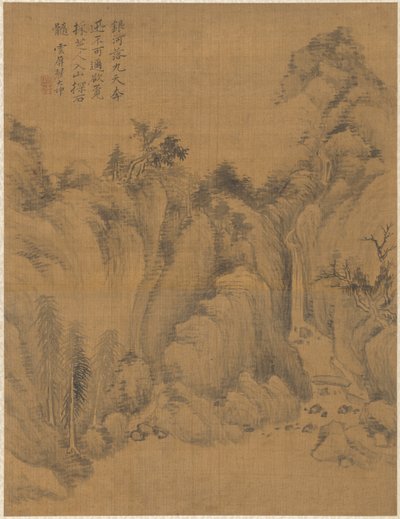 Paisagem, 1775. de Zhai Dakun