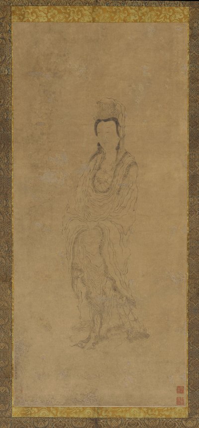 Guanyin em pé, século XVII. de Zhang Hong