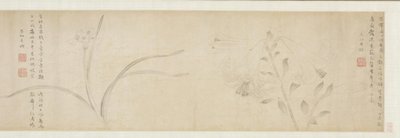Flores de tinta, 1361. de Zhao Zhong