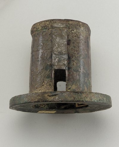 Montagem da carruagem: tampa do eixo (bronze) de Zhou Dynasty Chinese School