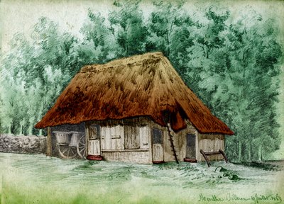 Um moleiro no oeste da França. 1863 (desenho) de . .