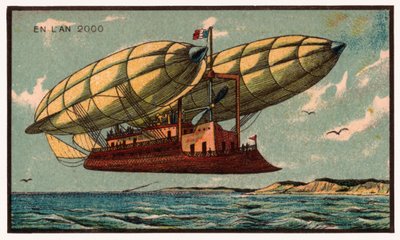 Um zepelim, c.1910 de . .