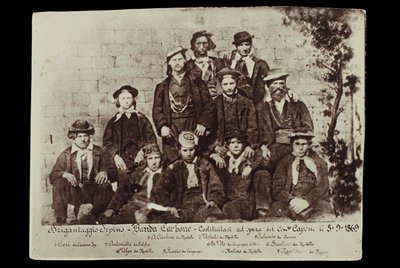 BANDEIRAS DA BANDA CARVÃO 1869 de . .