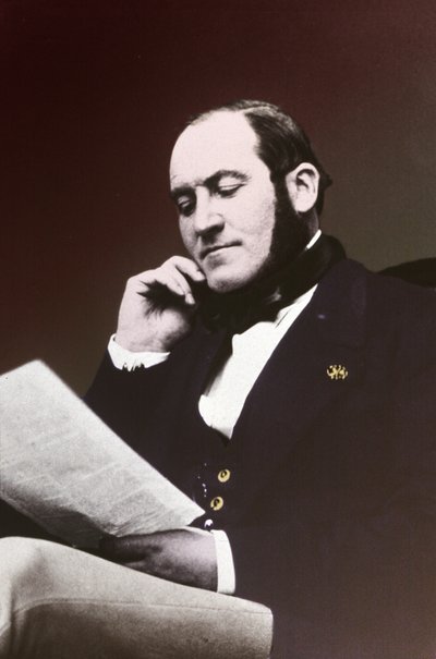 Barão Georges Eugene Haussmann. cerca de 1865 (foto p/b) de . .