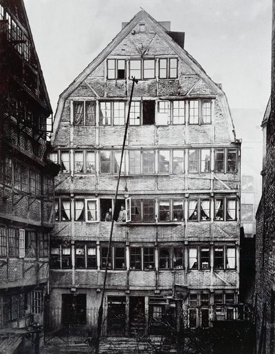 Berço do compositor alemão Johannes Brahms (1833-1897) em Hamburgo, Alemanha de William Walcutt