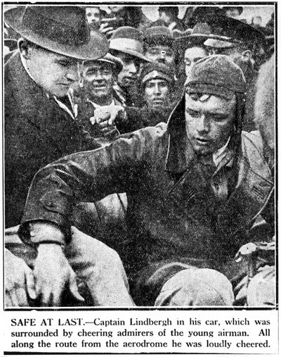 Charles Augustus Lindbergh, piloto americano, c 1920s de Ferdinand Georg Waldmuller