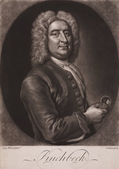 Christopher Pinchbeck, relojoeiro e fabricante de brinquedos inglês, c 1725 de Frederick (attr. to) Barnard