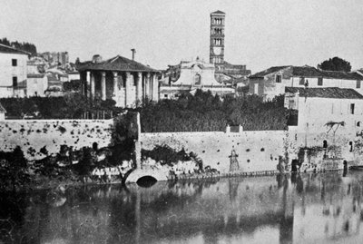 Cloaca Maxima (antigo sistema de esgotos) e Templo da Vesta ou Hércules Victor de William Walcutt