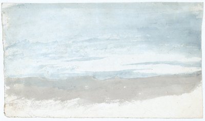 Estudo sobre nuvens por Luke Howard, c 1808-1811 de Frederick (attr. to) Barnard