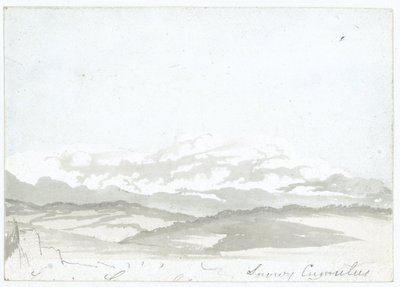 Estudo sobre nuvens por Luke Howard, c 1808-1811 de Frederick (attr. to) Barnard