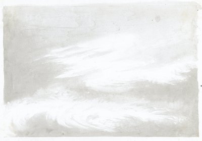 Estudo sobre nuvens por Luke Howard, c 1808-1811 de Frederick (attr. to) Barnard