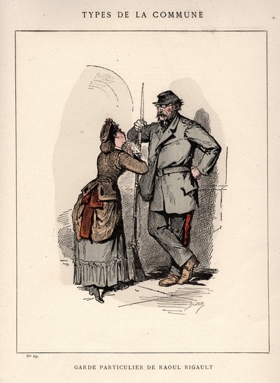 Comuna de Paris: segue GARDE PARTICULAR DE RAOUL RIGAULT (29) em "Les Communeux de Frederick (attr. to) Barnard