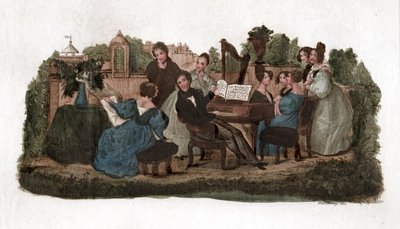 Concerto em um parque de . .