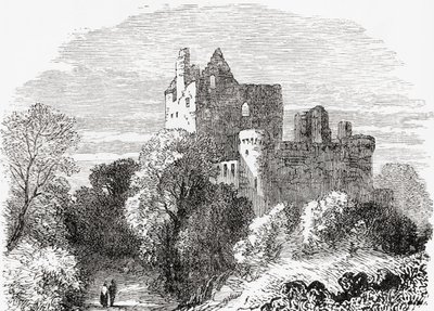 Castelo Craigmillar, Edimburgo, Escócia. de . .