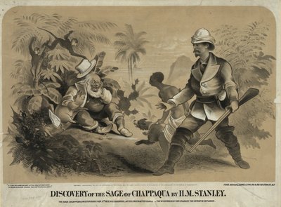 Descoberta do Sábio de Chappaqua por H.M. Stanley de . .