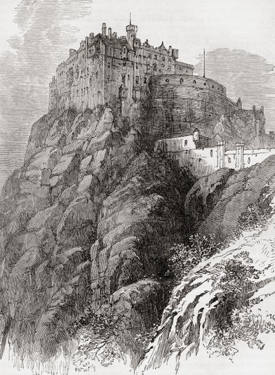 Castelo de Edimburgo, Castle Rock, Edimburgo, Escócia. de . .