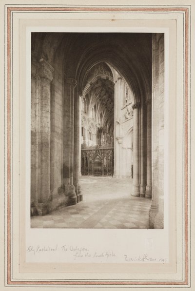 Catedral de Ely, o Octógono do corredor Sul de John Pardon