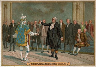 Etats generaux a Versailles. Herates General em Verdailles. de Ferdinand Georg Waldmuller