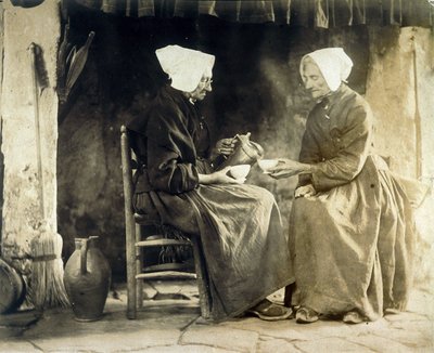 Mulheres tomando chá, ca. 1900 de Frederick (attr. to) Barnard