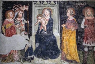 Afresco da capela Giusti na igreja Sant