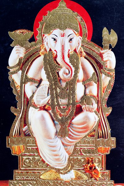 Ganesha ou Ganapati: o deus hindu com cabeça de elefante. de . .