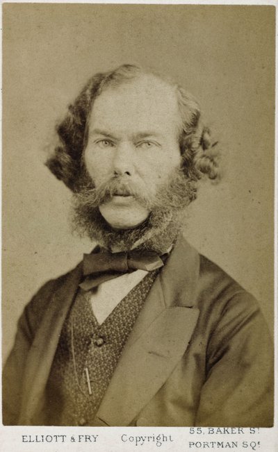 George Henry Lewes, escritor e filósofo inglês, c 1865-1878 de Ferdinand Georg Waldmuller