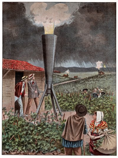 Canhões de granizo de . .