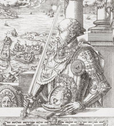 Jean Parisot de la Valette, retrato. de . .