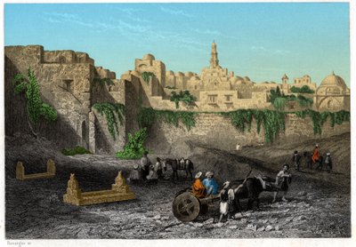 Jerusalém, Israel, por volta de 1840 (gravura) de . .