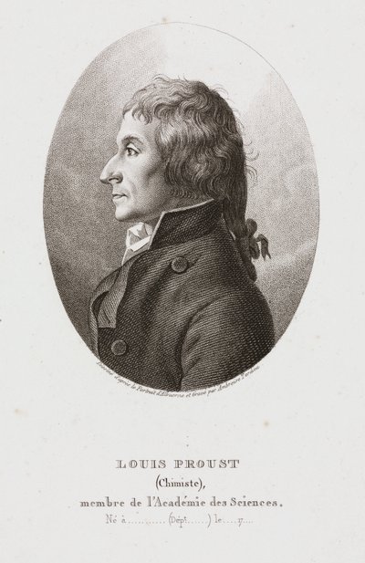Joseph Louis Proust, químico francês, c 1795 de Frederick (attr. to) Barnard