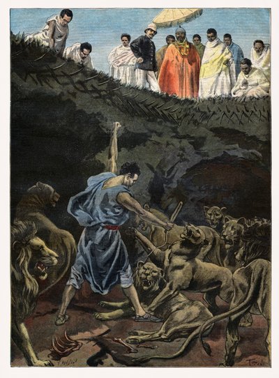 Leões de Menelik II de . .