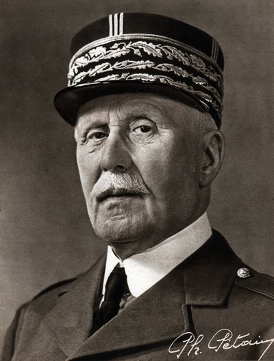 Marechal Philippe Petain. Marechal Philippe Petain. de Ferdinand Georg Waldmuller