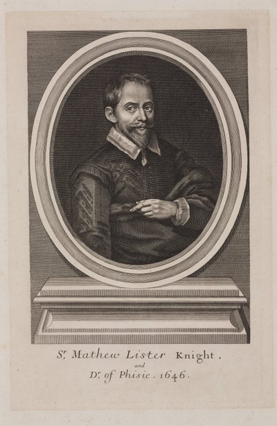 Matthew Lister, médico inglês de Frederick (attr. to) Barnard