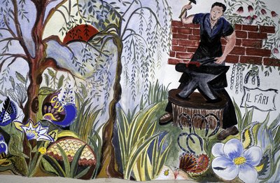 Murais, Bordano, Friuli Venezia-Giulia, Itália de Henry Charles Fehr