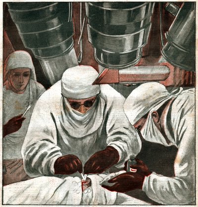 Operação de chirurgie filmee. Cirurgia transmitida. de Ferdinand Georg Waldmuller