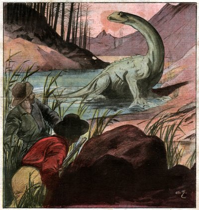 Plesiosaure. Plesiossauro de John Pardon