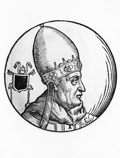 Retrato de Benedito IV (falecido em 903) de William Walcutt