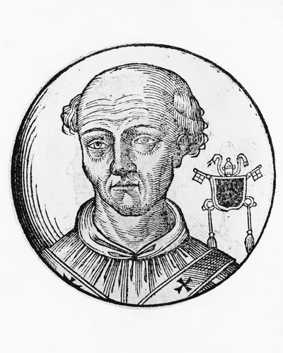 Retrato de João XII (Octavianus of Tusculum, cerca de 937-964) de William Walcutt