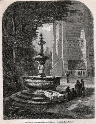 São João do Dedo, por volta de 1850 (gravura) de . .
