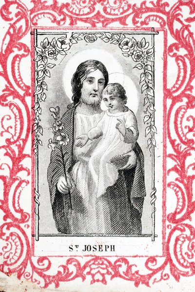 São José e o Menino Jesus. França. (foto) de Ferdinand Georg Waldmuller