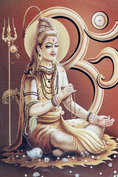 Shiva, o deus hindu da transformação ou destruição. de . .