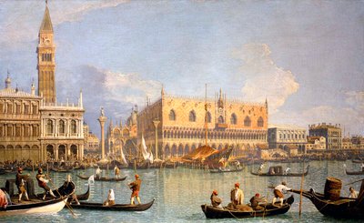 Vista do Palácio Ducal de Canaletto
