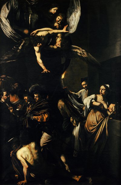 As sete obras de misericórdia de Michelangelo Merisi da  Caravaggio