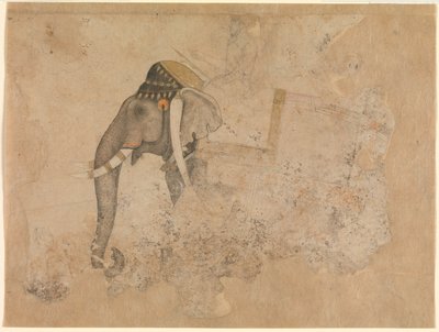 Hashim. Elefante e Cavaleiro. ca. 1640 Metropolitan Museum of Art, New-York de Hashim