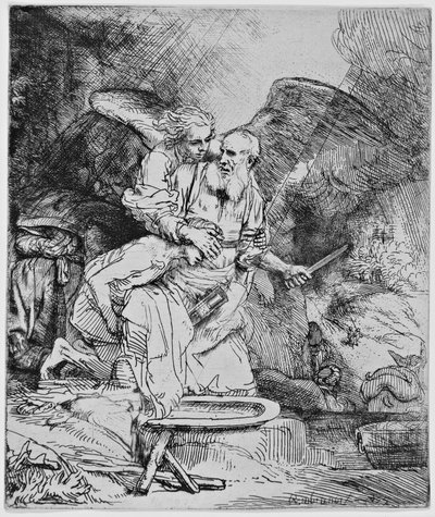 Sacrifício de Abraão de Rembrandt van Rijn