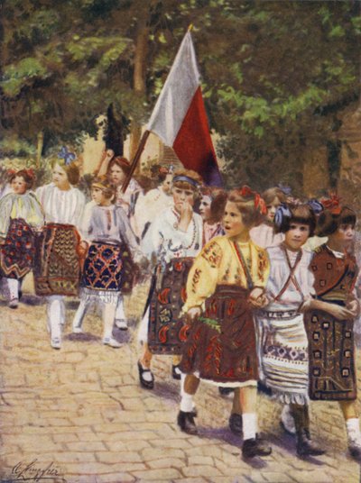Dia da Independência em Bucareste de after A. Langfier