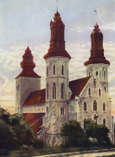 Catedral de Visby, na ilha de Gothland de after A. Langfier