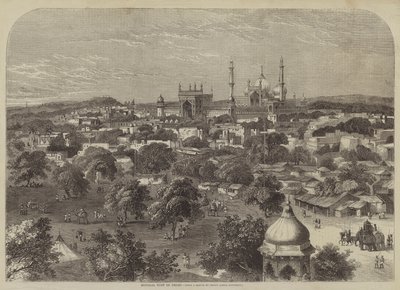 Visão Geral de Delhi de after A. Soltykoff